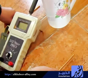 فني كشف تسربات باحدث جهاز تحديد التسريب